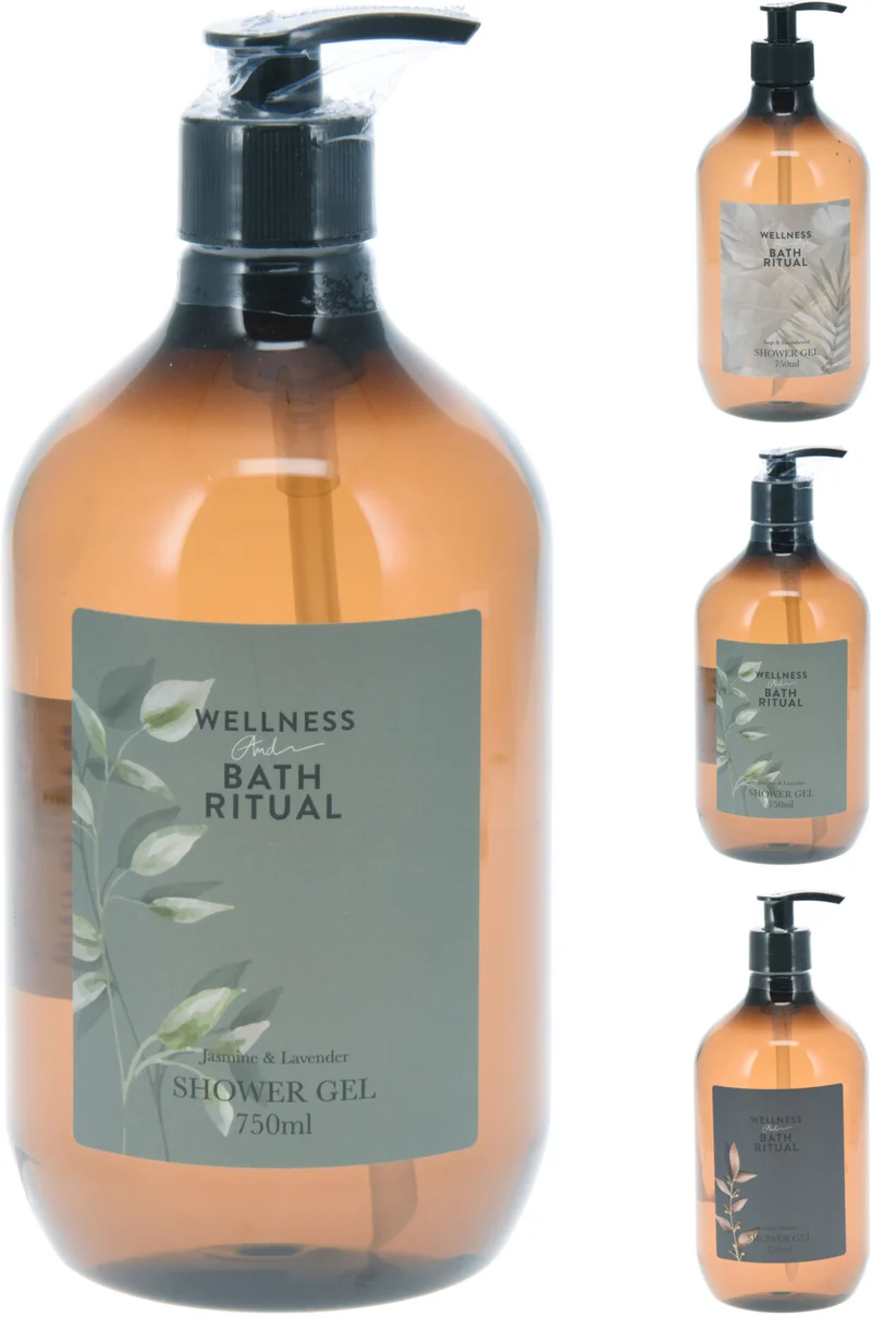 Duschgel 750ml 3 verschiedene Düfte