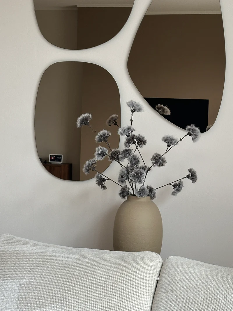 Mini-Löwenzahn-Spray, beflockt, 81 cm