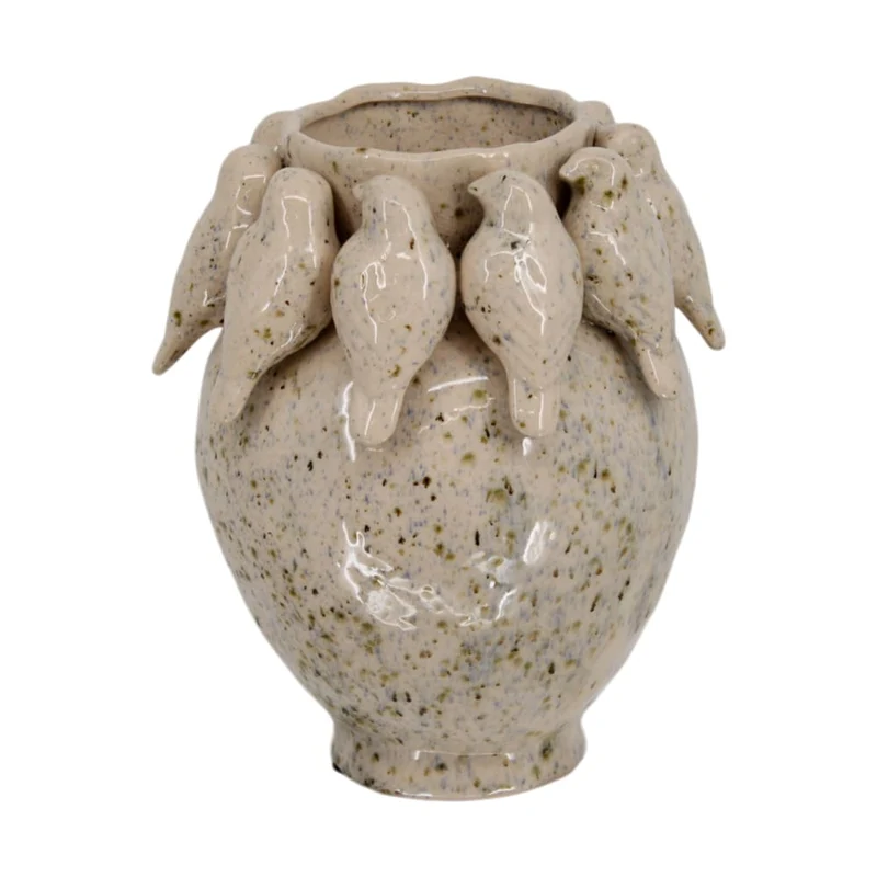 Keramikvase 22,7 x 22,7 x 28 cm, verschiedene Farben
