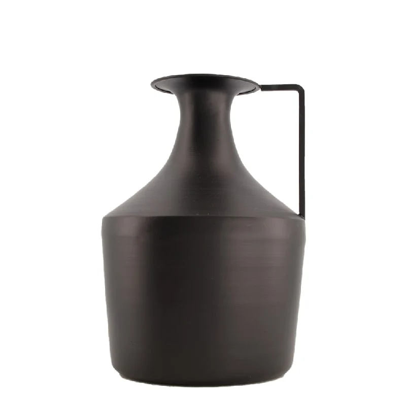 Flaschenhalter aus Eisen Ø20x31cm Mattschwarz