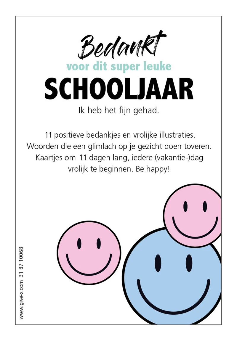 Tüte Danke für dieses super tolle Schuljahr