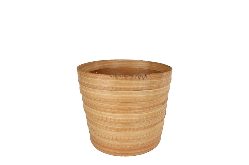 Korb "Aicha" M Naturholz 19,5x15x17cm