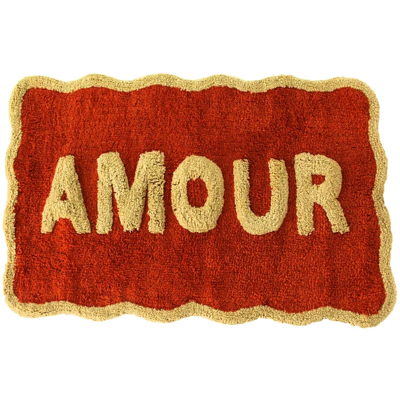 Badematte Amour Baumwolle Terra 50x80cm