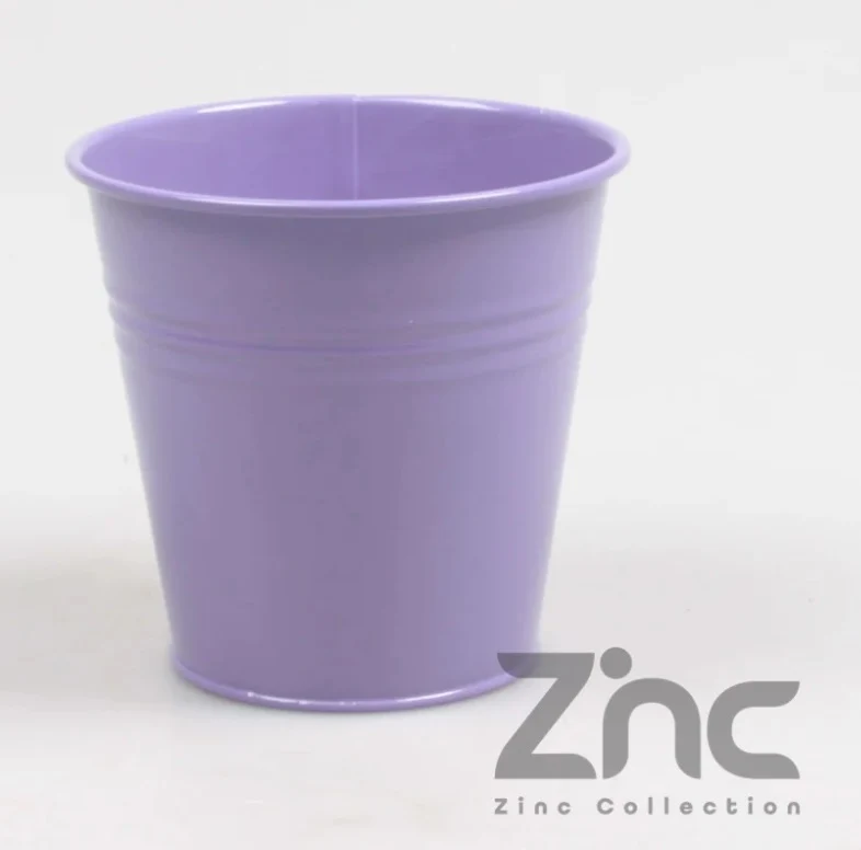 Zinktopf 0,5 l XXS D11 H10 B7,5 cm Lila
