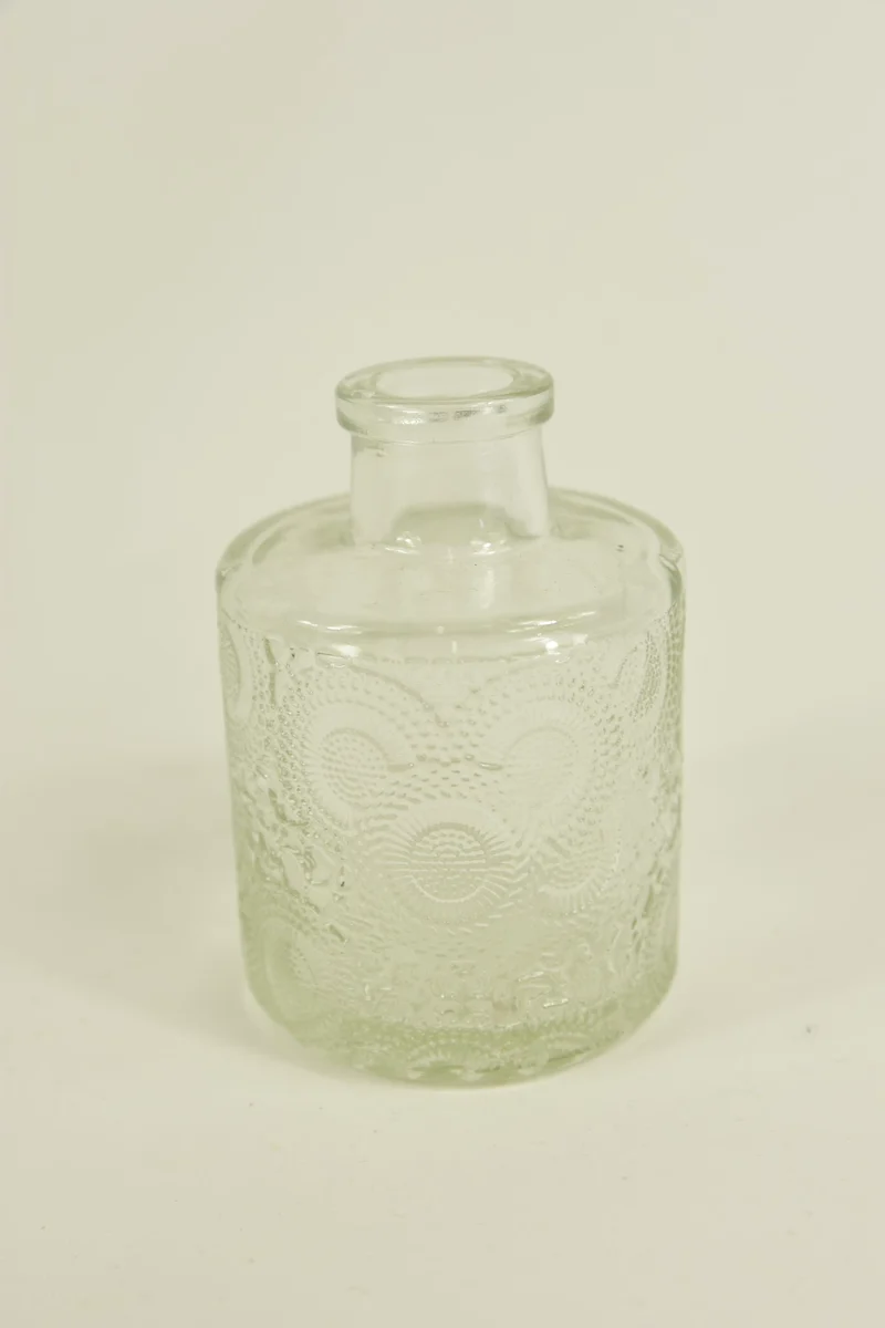 GLASFLASCHE D6,5X8,5H KLAR
