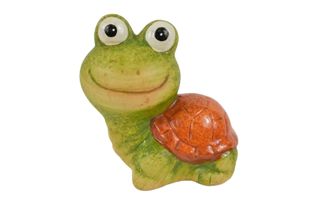 TURTLE KERAMIK 9X6,5X9,3H GRÜN