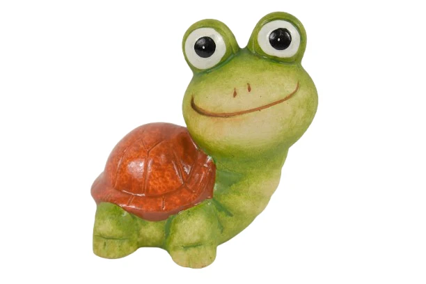 TURTLE KERAMIK 11X9X11,7H GRÜN