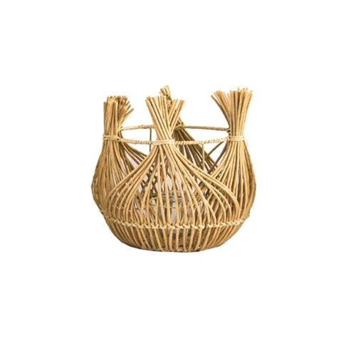 Laterne Mastatal PE Rattan Ø32 H30cm Natur