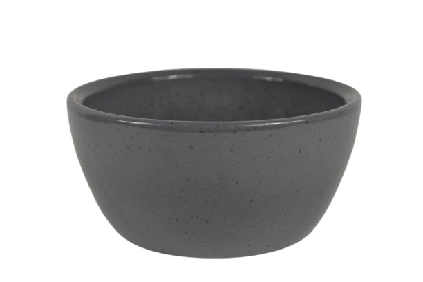 Schale Boule Granit grau glänzend 19cm