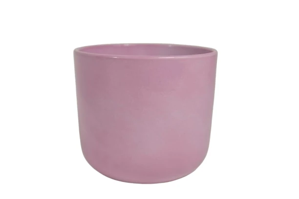 Topf Boule altrosa glänzend 14cm