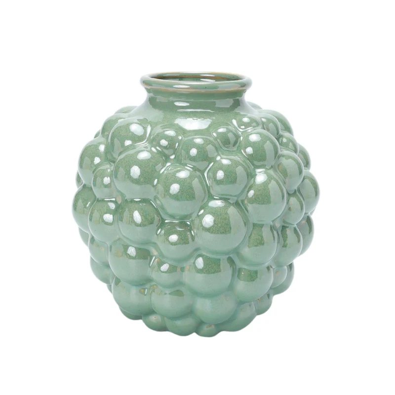 Vase Puerto Cortés D30 H31cm Türkis