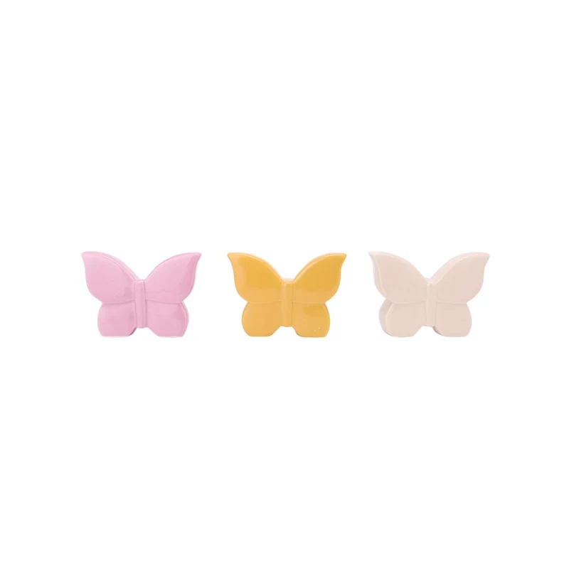 Deco Schmetterling Mariposa 3er-Set, sortiert, 12x3x9cm