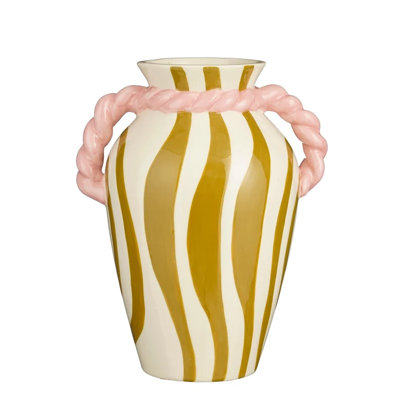 Lito Vase rosa - L17 x B13 x H21 cm