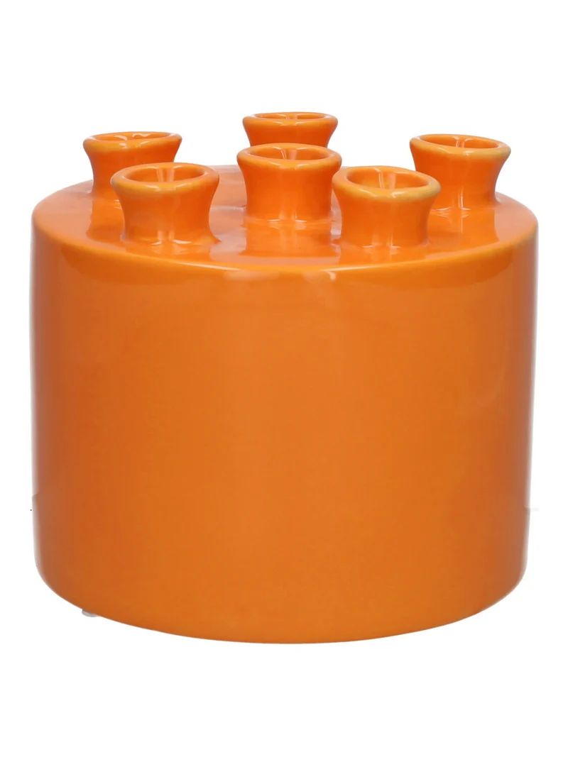 Vase Tulia Ø17xH14,3cm orange