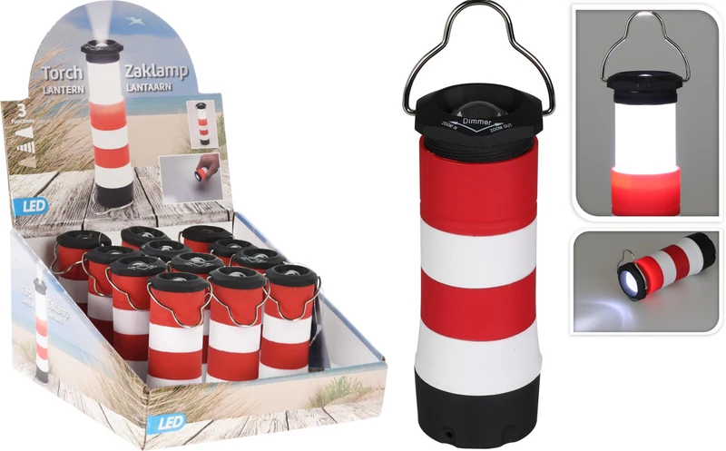 Taschenlampe FIRE TOWER DESIGN D4 H10cm (exkl. 3X AAA-Batterie)