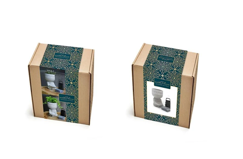 With Love, Jahreszeiten Geschenkbox Buddha grauer Moschus