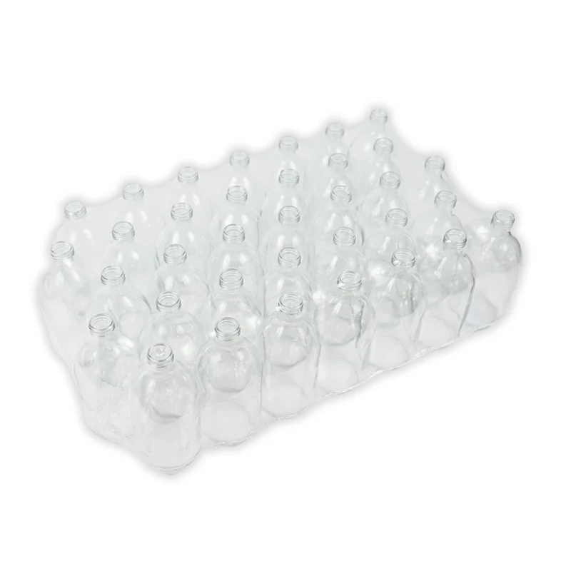 Transparente Flasche 500 ml 7,5x7,5x17 cm