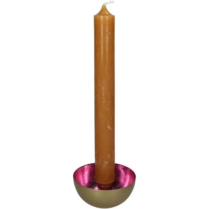 Kerzenständer Metall Rosa 10x10x5cm