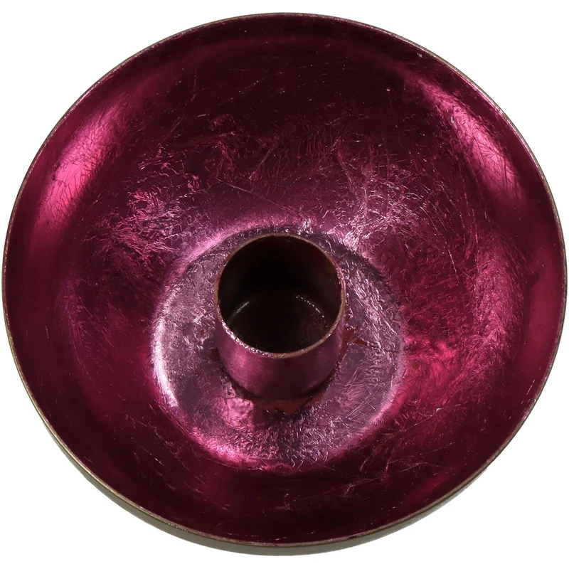 Kerzenständer Metall Rosa 10x10x5cm