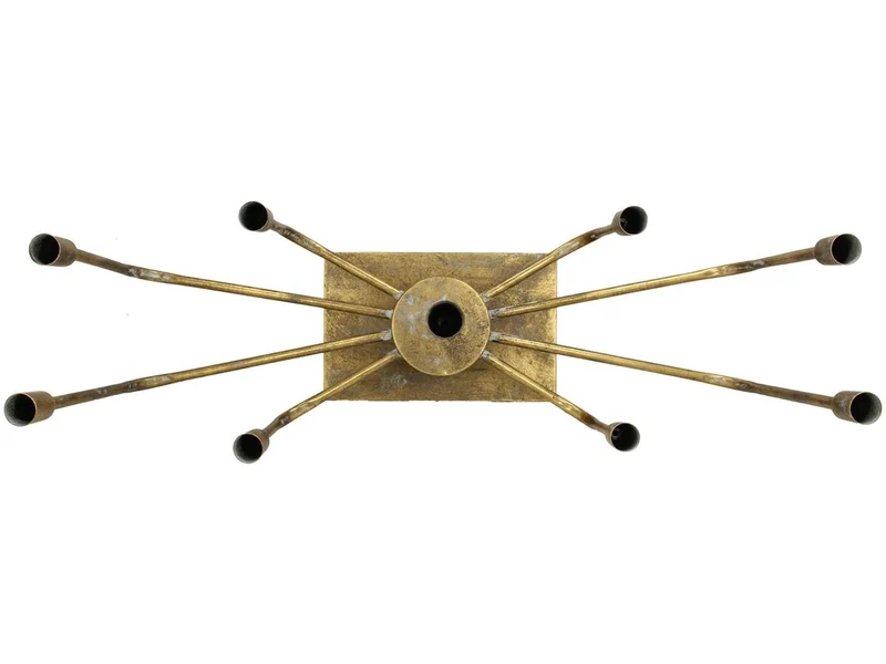 Kerzenhalter Metall Gold 47x22x65cm