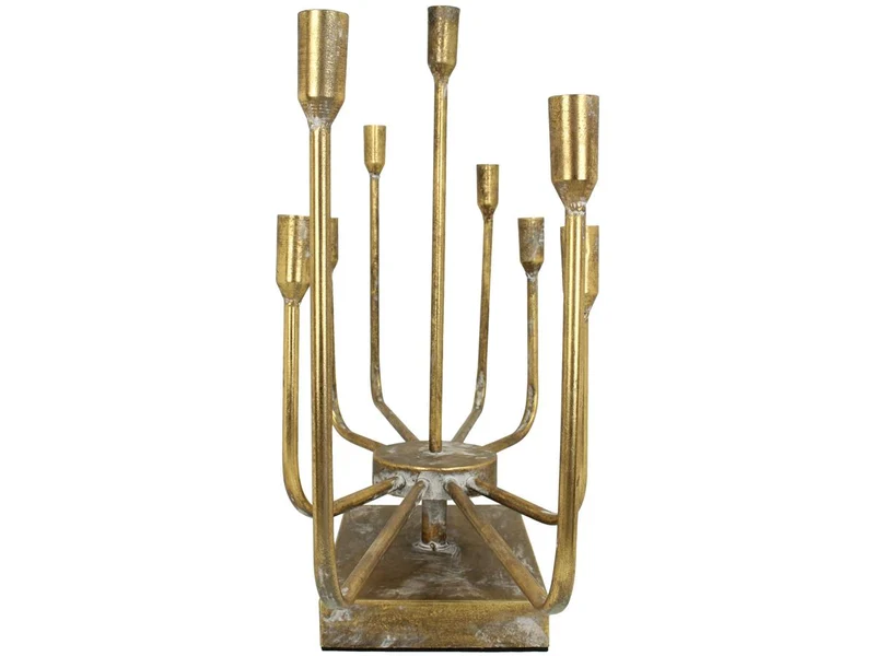 Kerzenhalter Metall Gold 47x22x65cm