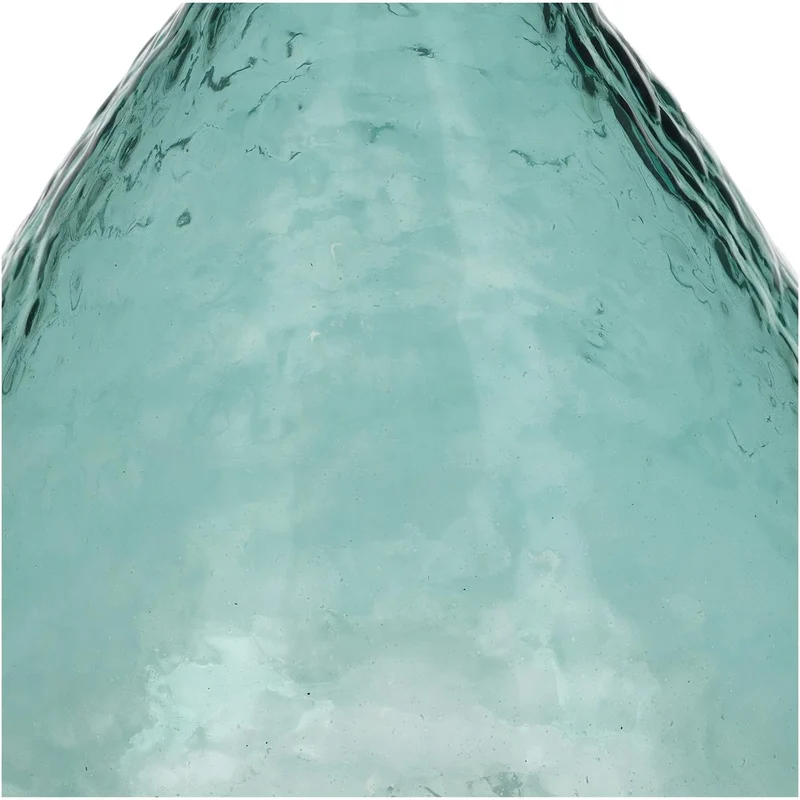 Vase aus recyceltem Glas, grün, 25x15x15cm