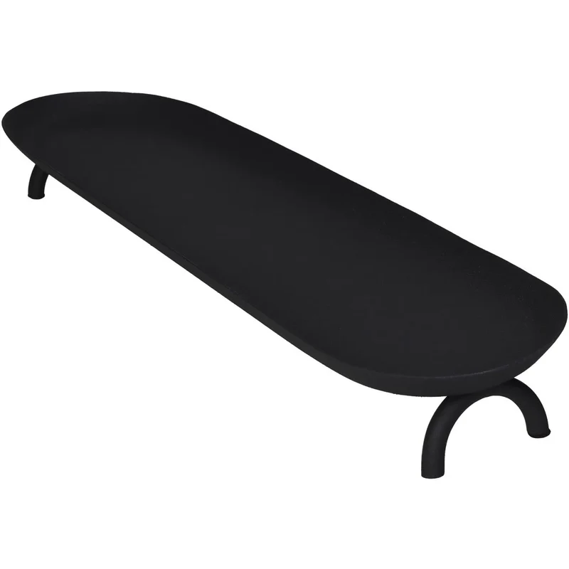 Metallplatte Eisen Schwarz 41,5x12x5cm