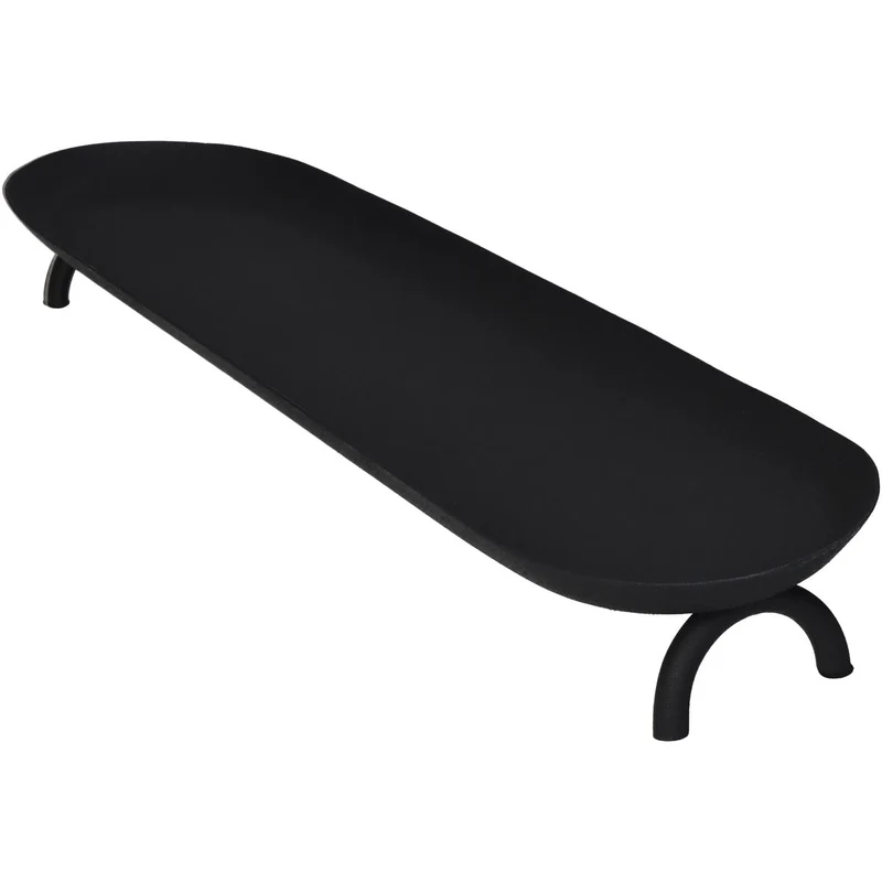 Metallplatte Eisen Schwarz 41,5x12x5cm