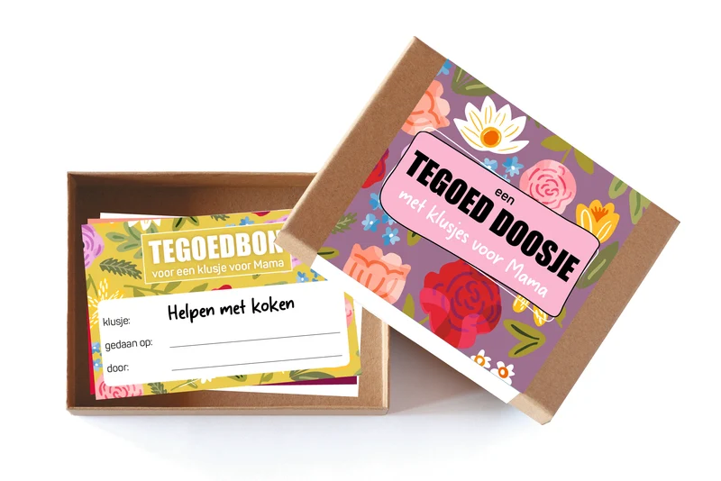 Lächeln-Box: Eine Gutscheinbox mit Aufgaben für Mama