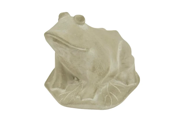 FROG/LEAF ZEMENT D15X13H GRAU
