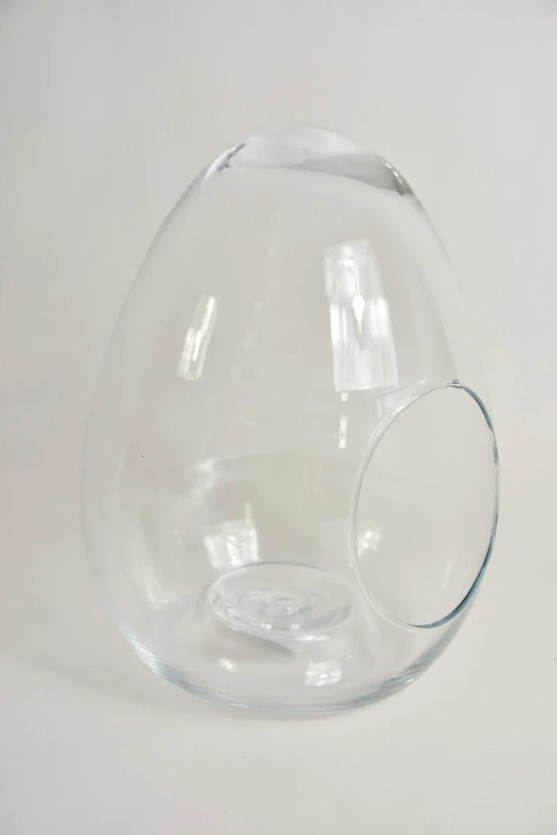 Glasei mit Öffnung D23 H26cm Klar
