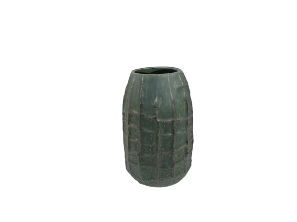 Vase Troyes D17,5 H24cm Grün