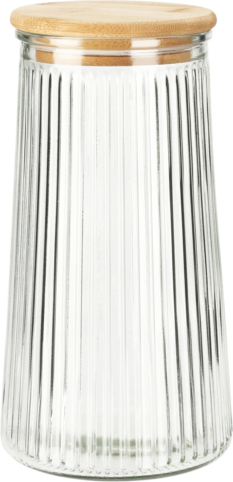 VORRATSDOSE GLAS 1400ML DECKEL D11 H21CM KLAR