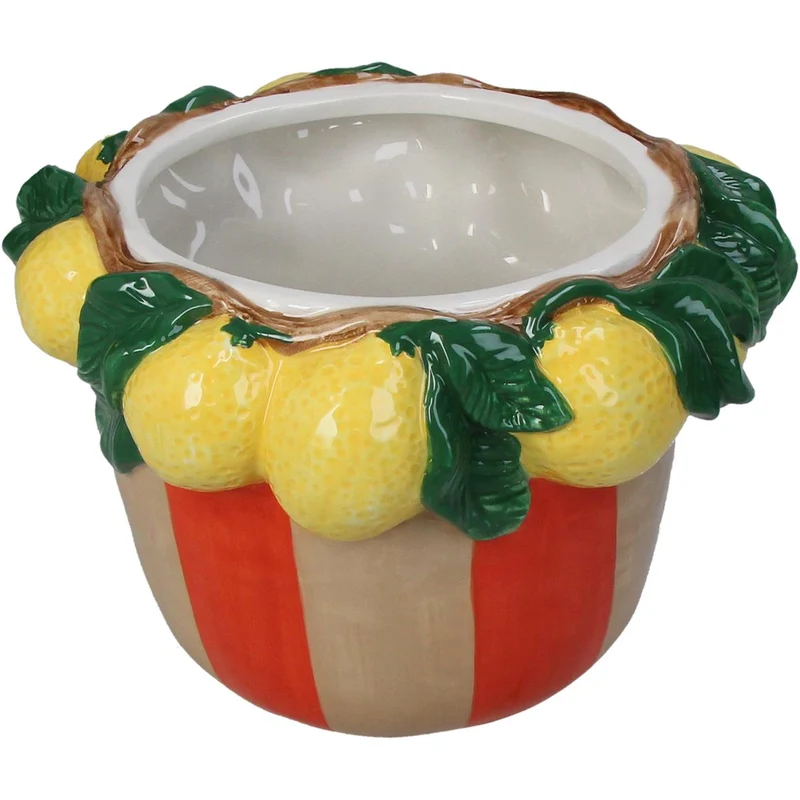 Pflanzgefäß Lemon Dolomite Multi 19,5x19,5x13cm