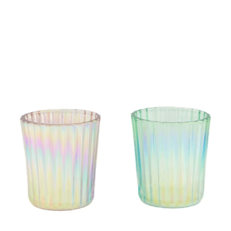Teelichthalter aus Glas, 5,5 x 5,5 x 6 cm, verschiedene Ausführungen