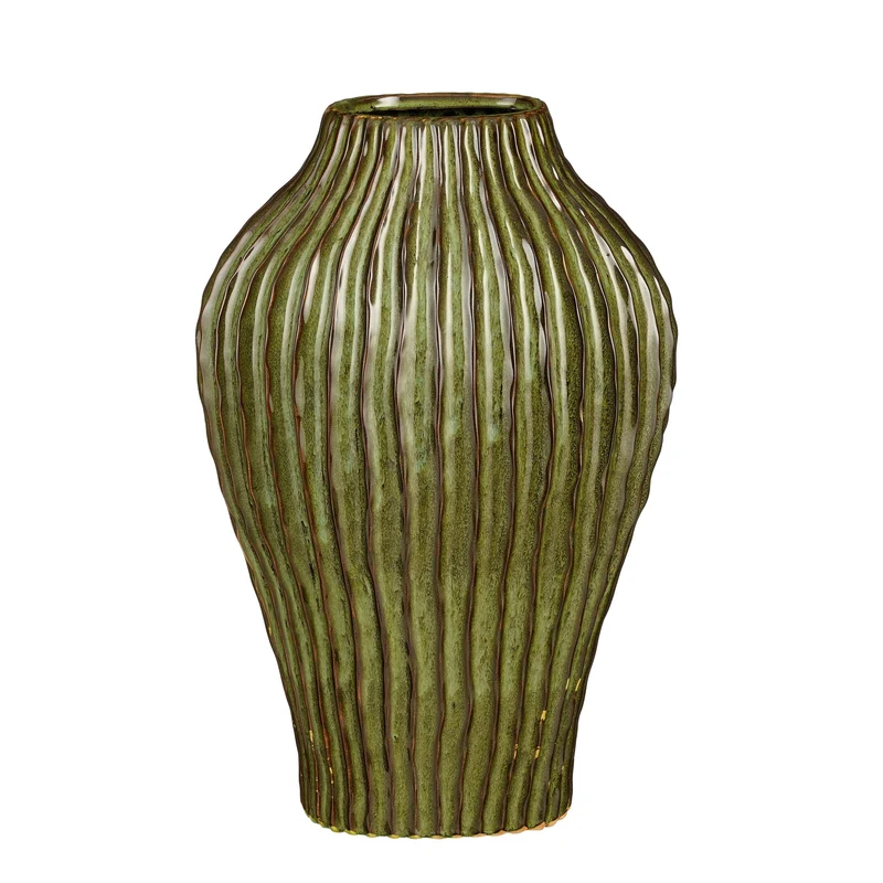 Timo Vase grün - H45 x D28 cm