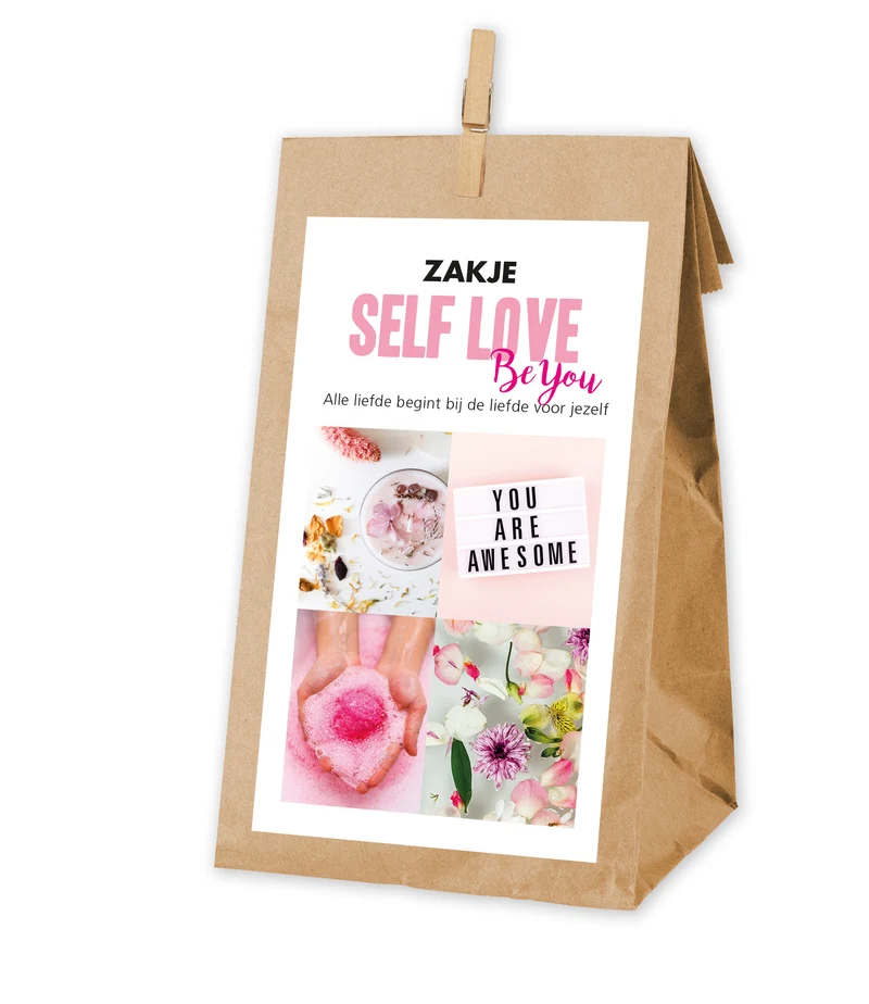 Selflove-Beutel „Alle Liebe beginnt mit der Liebe zu sich selbst“