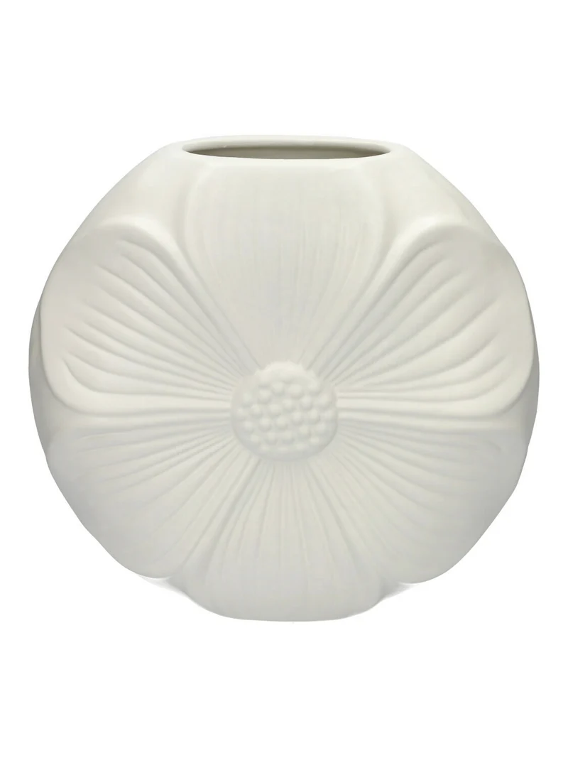 Vase Petal 40,5x11x39,5 weiß