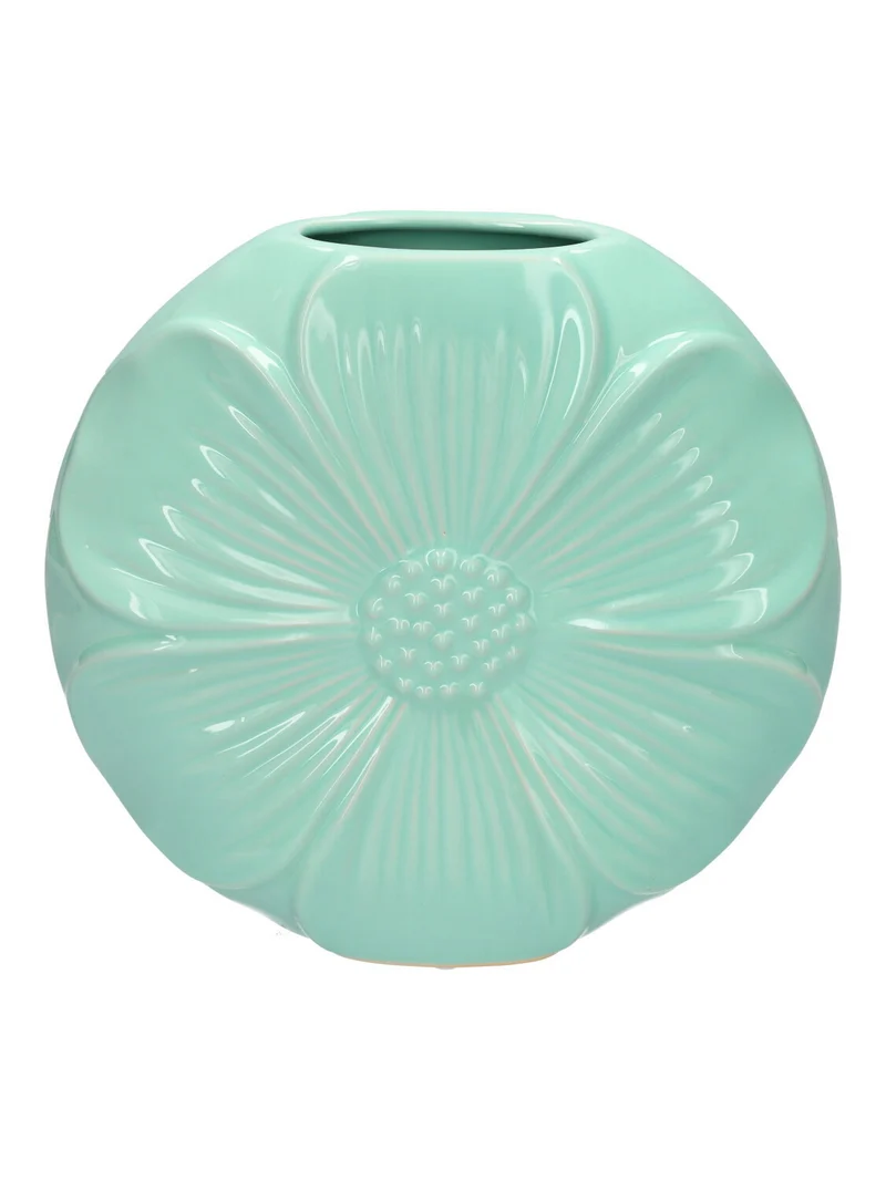Vase Petal 40,5x11x39,5 hellblau