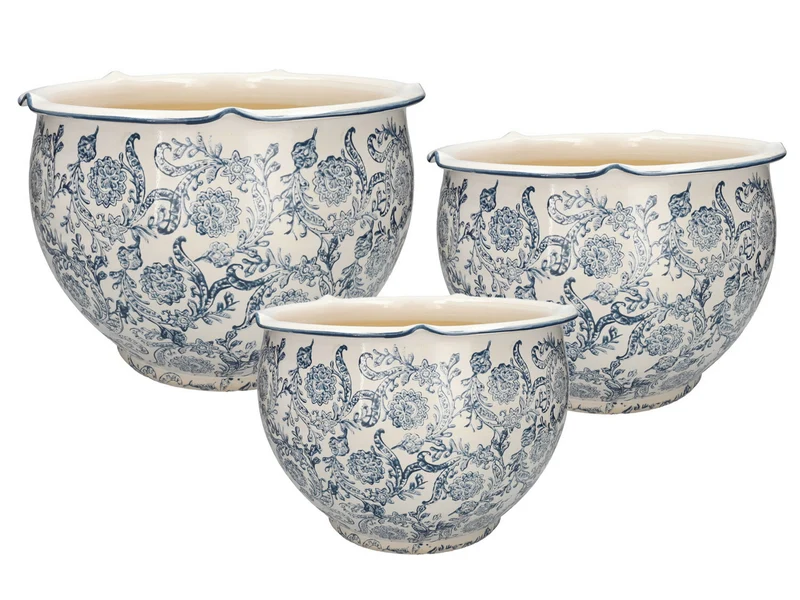 Set/3 Töpfe Penelope d41xh29 hellblau