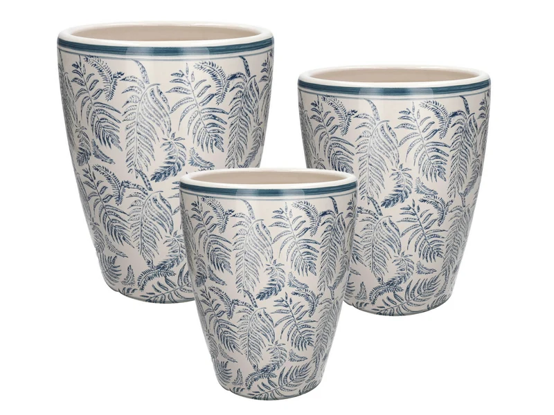 Set/3 Töpfe Daphne d42xh53 hellblau