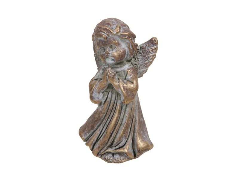 pc. 1 Zementengel gold 5x4x9 cm L