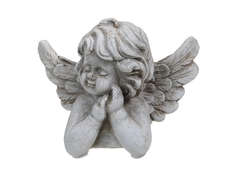 1 Stk. Zementengel antik 13,5 x 10 x 10 cm