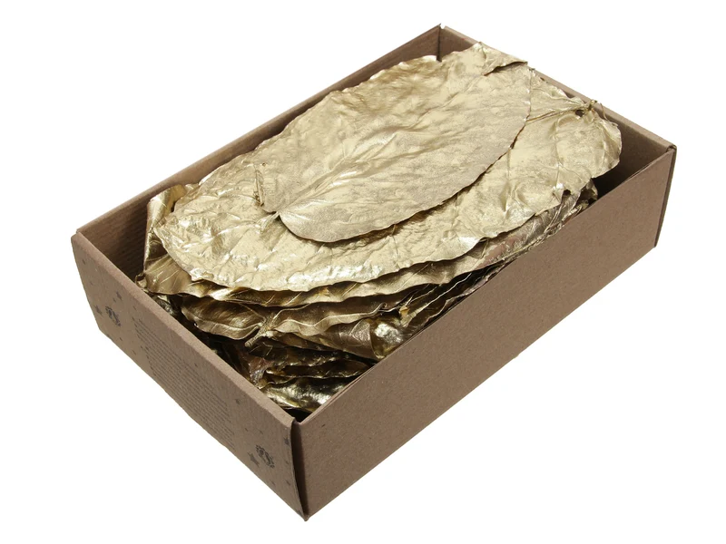 ca. 100 Salblätter, vergoldet