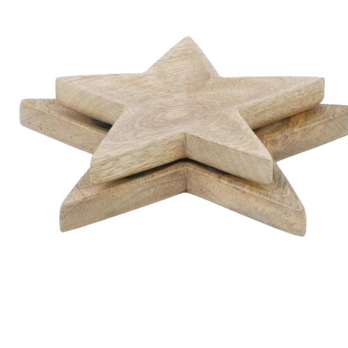 Tablett Star Mangowood 19cm