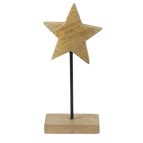 Star Mangowood auf Ständer H25cm