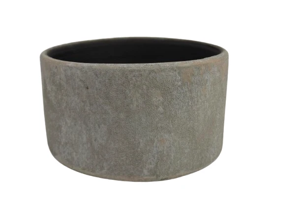 Schale Lousada D20 H11cm Vintage-Grau