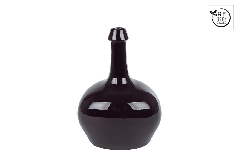 3R Krug "Garrafa Victoria" S, glänzend, lila Glas, 19x14x26cm