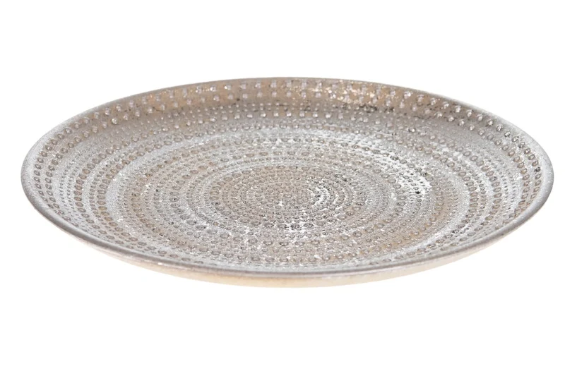 Runde MDF-Platte Ø29x2,5cm Silber
