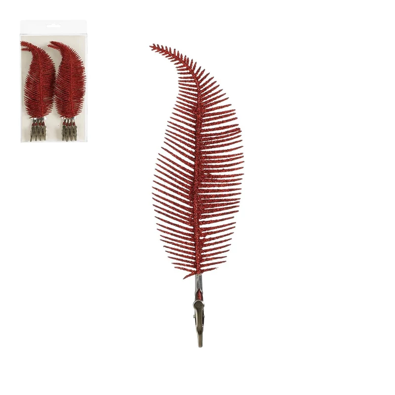 8 Stück rote Clips für Boote - L22 x B4 cm